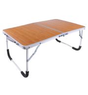 Folding Study Table – Adjustable Angle Laptop Study Table 60x40cm Aluminum Alloy | Anti-Slip Silicone Pads, Book Stand, Ventilation Holes | UAE Student Home Office Portable Desk Essential